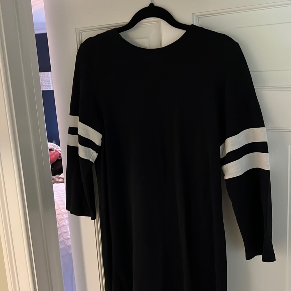 J. Crew Jersey 3/4 Sleeve Dress
